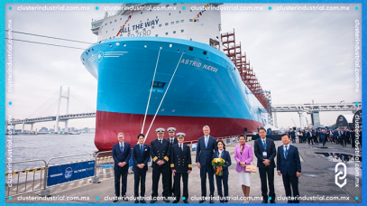 Cluster Industrial - Maersk presenta el segundo buque de su flota equipada con metanol