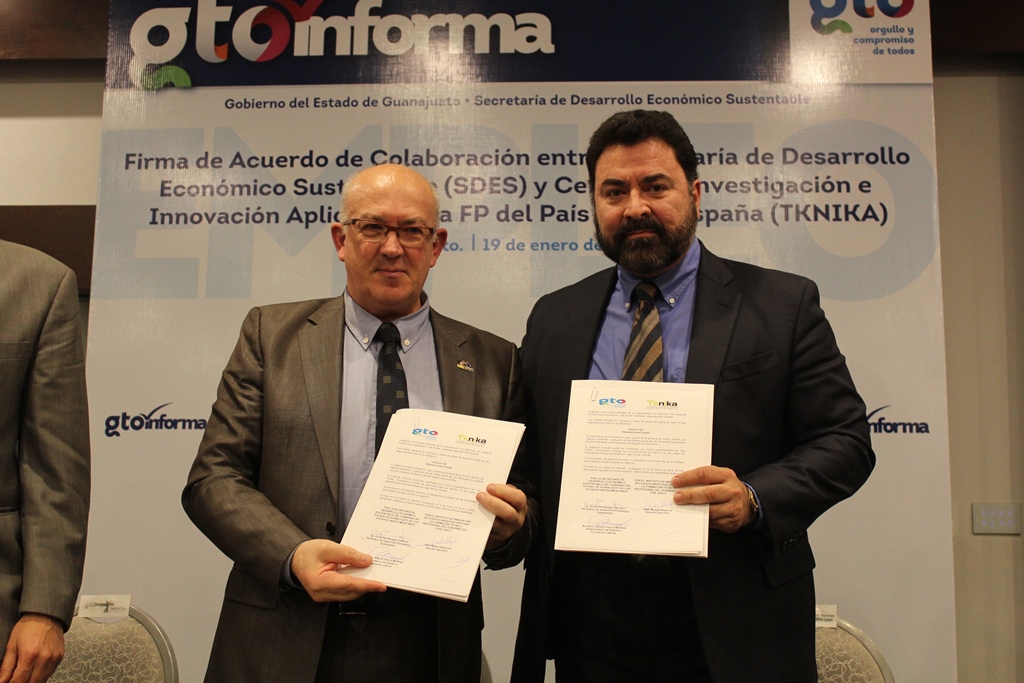 Cluster Industrial - Firma sdes acuerdo para fortalecer la capacitación en Guanajuato 