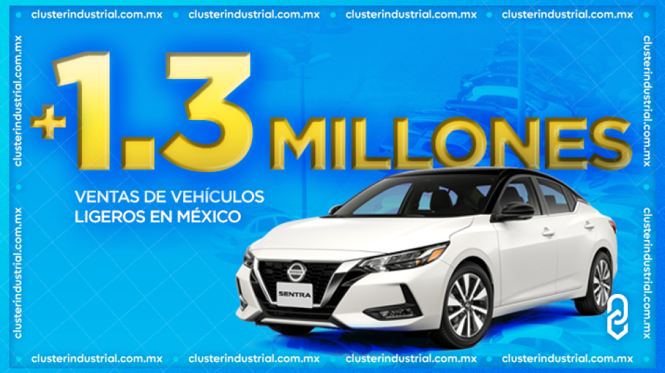 Cluster Industrial - 2023 cierra con la venta de 1.36 millones de vehículos ligeros en México