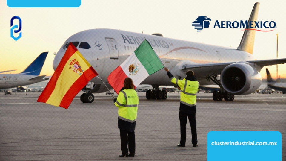 Cluster Industrial - Aeroméxico lanza lanza tres nuevas rutas internacionales