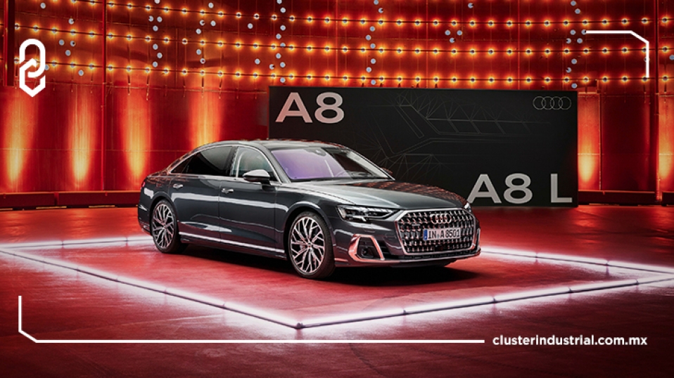 Cluster Industrial - Audi A8: nuevo diseño y tecnologías innovadoras para el buque insignia