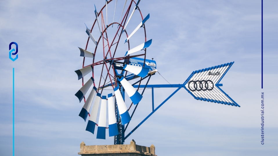 Cluster Industrial - Audi: El molino de viento que da una segunda vida a los motores eléctricos