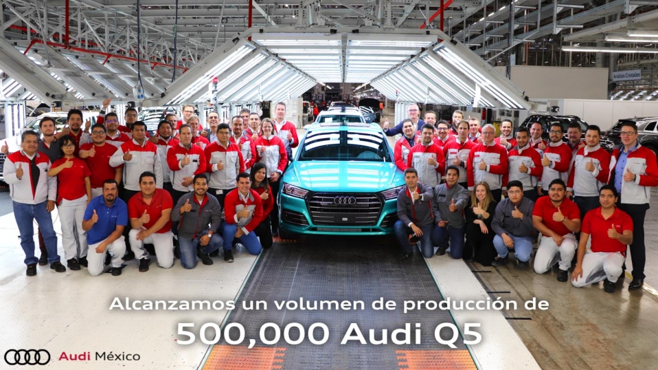 Cluster Industrial - Audi México alcanza los 500 mil Audi Q5 producidos en San José Chiapa, Puebla