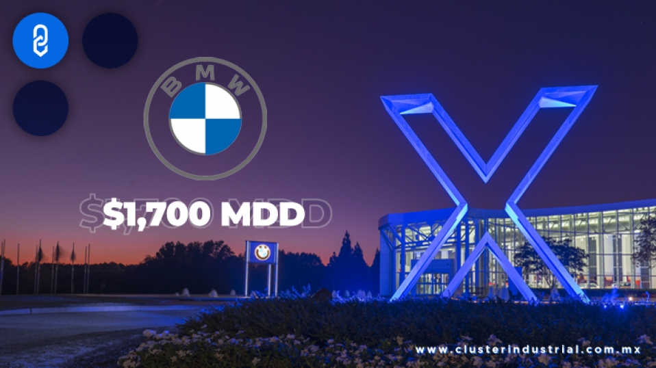 Cluster Industrial - BMW Group invertirá 1,700 millones de dólares en Spartanburg para fabricar autos eléctricos