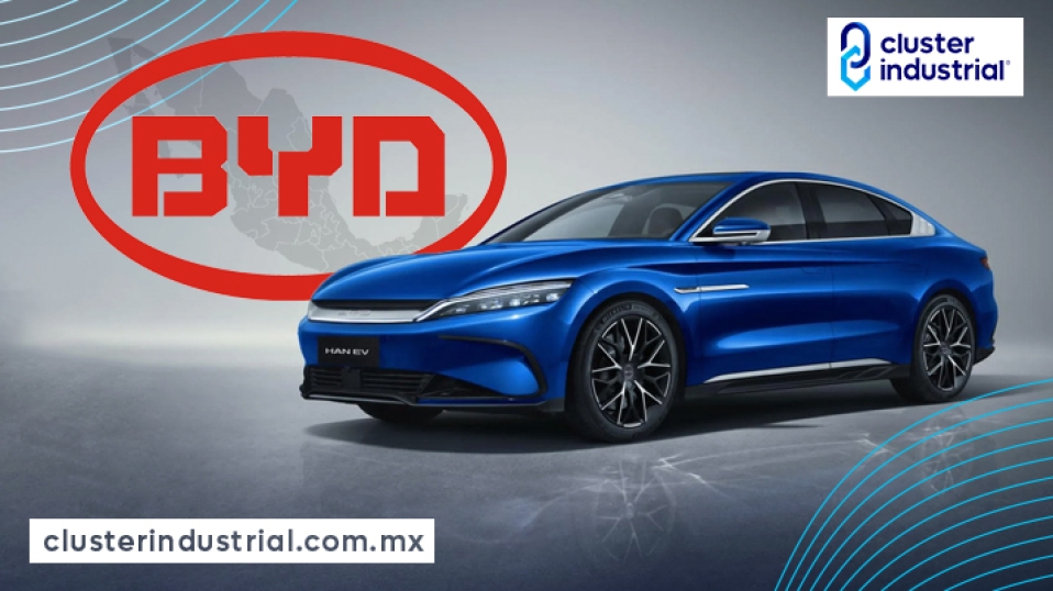 Cluster Industrial - BYD aprovecha el boom de la electromovilidad en México y busca vender 5 mil autos en 2023