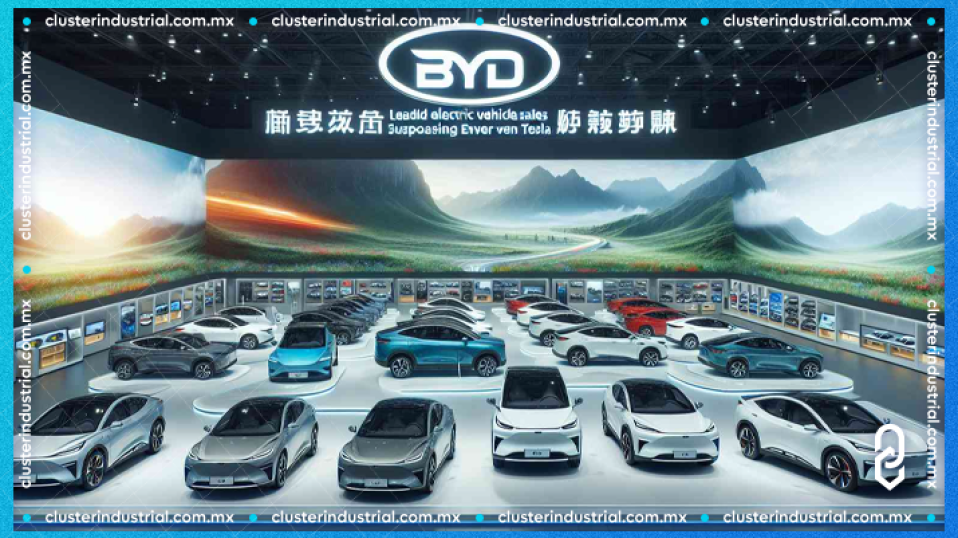 Cluster Industrial - BYD desbanca a Tesla como líder mundial en ventas de vehículos eléctricos