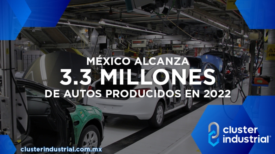 Cluster Industrial - Buen 2022 para industria automotriz; producción de autos llegó a 3.3 millones y creció 9.24%