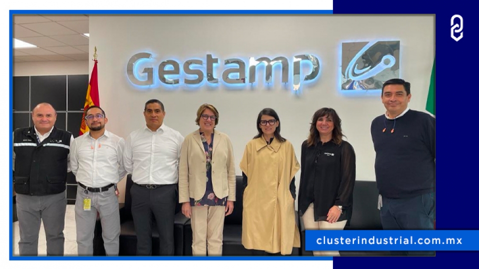 Cluster Industrial - CAMESCOM visita planta de producción de Gestamp en Puebla