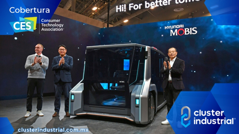 Cluster Industrial - CES 2023: Hyundai Mobis presentó su vehículo autónomo Mobis Vision