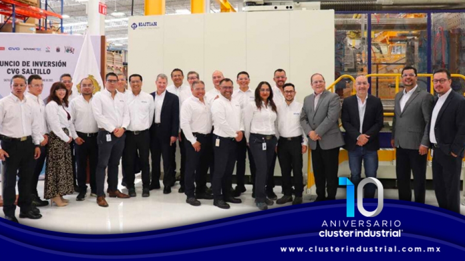 Cluster Industrial - CVG hace inversión de 5 MDD para inyección de plástico en Coahuila