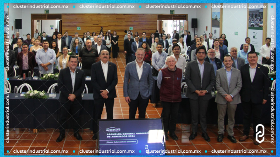 Cluster Industrial - Cluster Automotriz de Querétaro celebra sus logros de 2023 junto a sus asociados