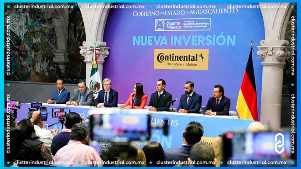 Cluster Industrial - Continental invierte 90 MDD en la construcción de su nueva planta en Aguascalientes