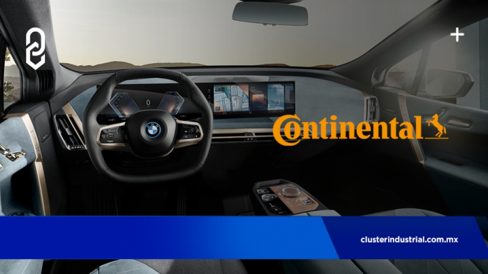 Cluster Industrial - Continental presente con su tecnología en el BMW iX