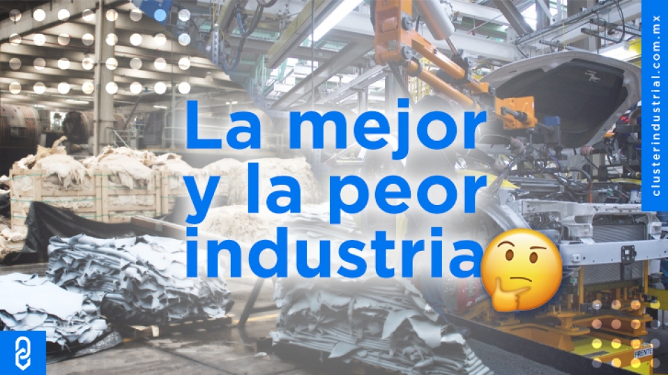 Cluster Industrial - ¿Cuál es la industria manufacturera con el mejor y el peor desempeño en México?