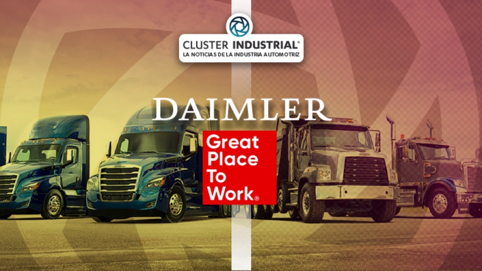 Cluster Industrial - Daimler Trucks México es primer lugar en el ranking multisectorial 2020 de GPTW