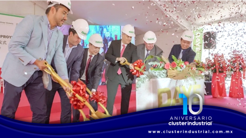 Cluster Industrial - Daye generará 2 mil empleos con su nueva planta en Nuevo León