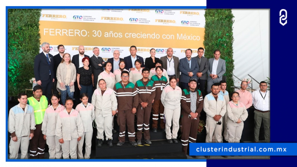 Cluster Industrial - “Dulce' inversión: Grupo Ferrero México invertirá 50 MDD en Guanajuato