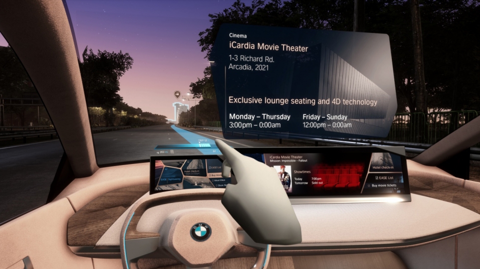Cluster Industrial - El iNEXT de BMW: un auto que responderá a gestos