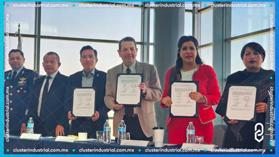 Cluster Industrial - Firman convenio que promueve a la industria aeroespacial en el Valle de México