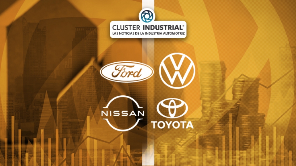 Cluster Industrial - Ford, Volkswagen, Nissan y Toyota invierten más de 2 MMDD en México