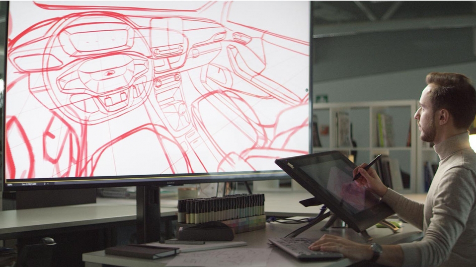 Cluster Industrial - Ford está diseñando nuevos vehículos con bocetos interactivos de 360 grados