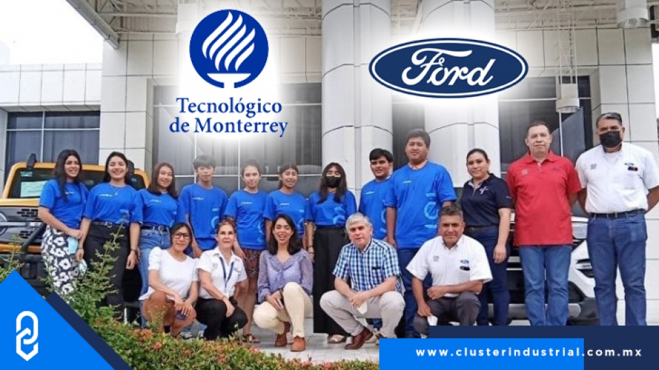 Cluster Industrial - Ford y el Tecnológico de Monterrey apoyan a estudiantes de Oaxaca y Chiapas