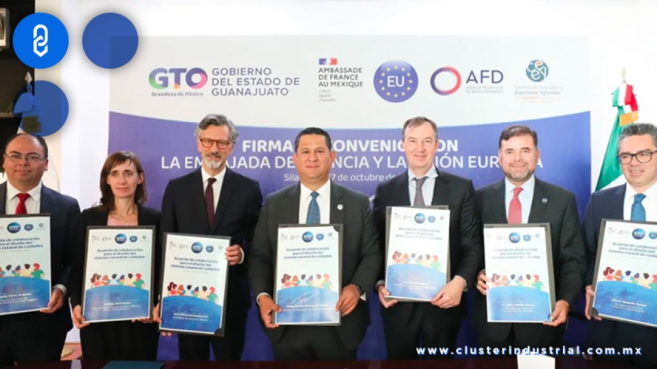 Cluster Industrial - Francia y Guanajuato firman convenio de colaboración