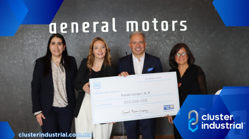 Cluster Industrial - General Motors dona 100 mil dólares a ONGs en México