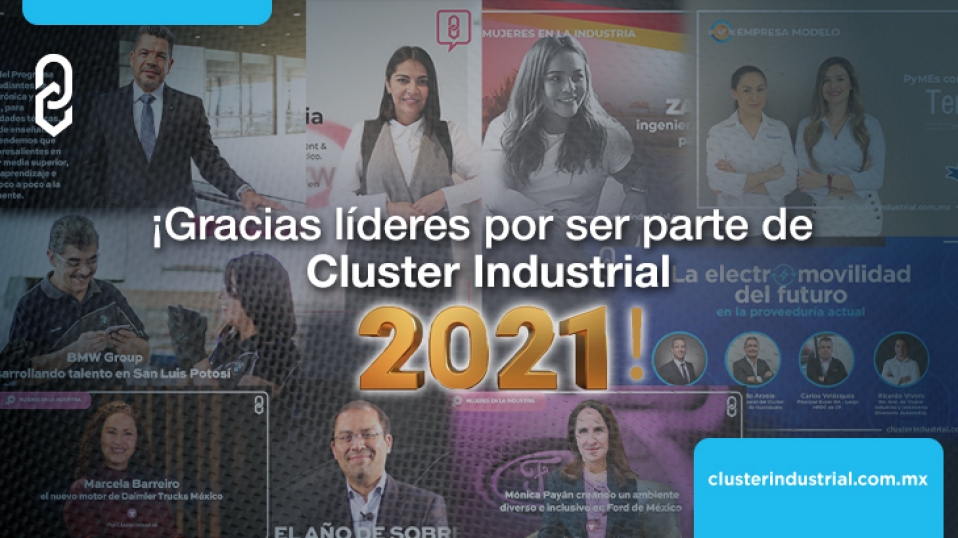 Cluster Industrial - ¡Gracias líderes por ser parte de Cluster Industrial 2021!