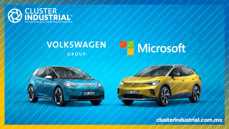 Cluster Industrial - Grupo Volkswagen se asocia con Microsoft para desarrollo de conducción autónoma