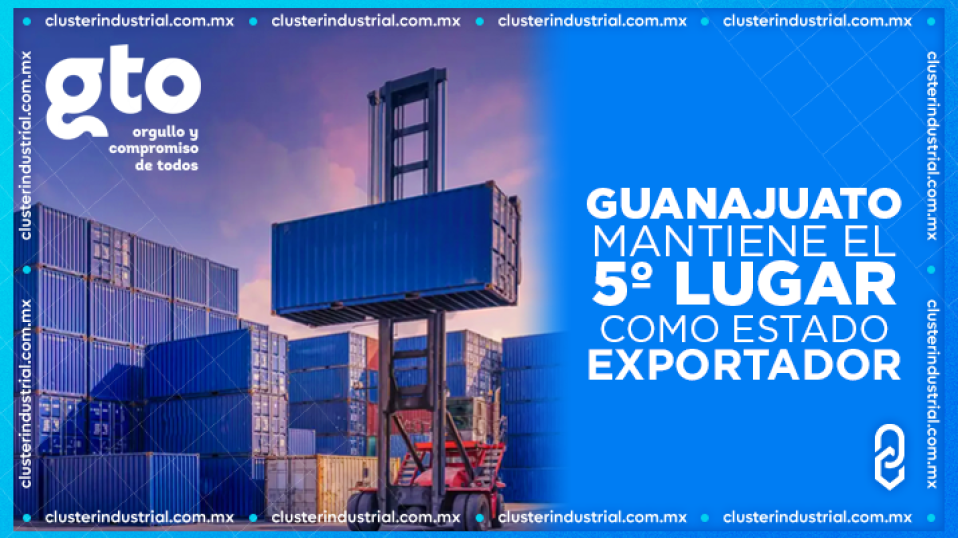 Cluster Industrial - Guanajuato mantiene el 5to lugar como estado exportador en México