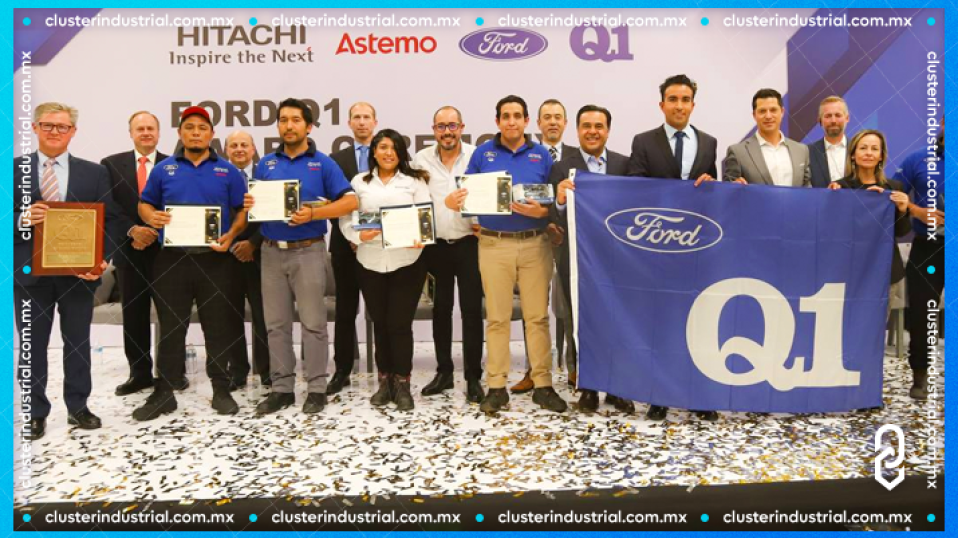 Cluster Industrial - Hitachi Astemo México recibe el premio Q1 de Ford en Querétaro