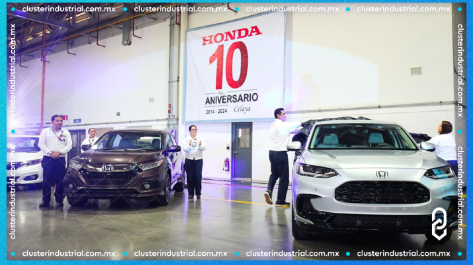 Cluster Industrial - Honda celebra 10 años y la producción de más de 1.4 millones de unidades