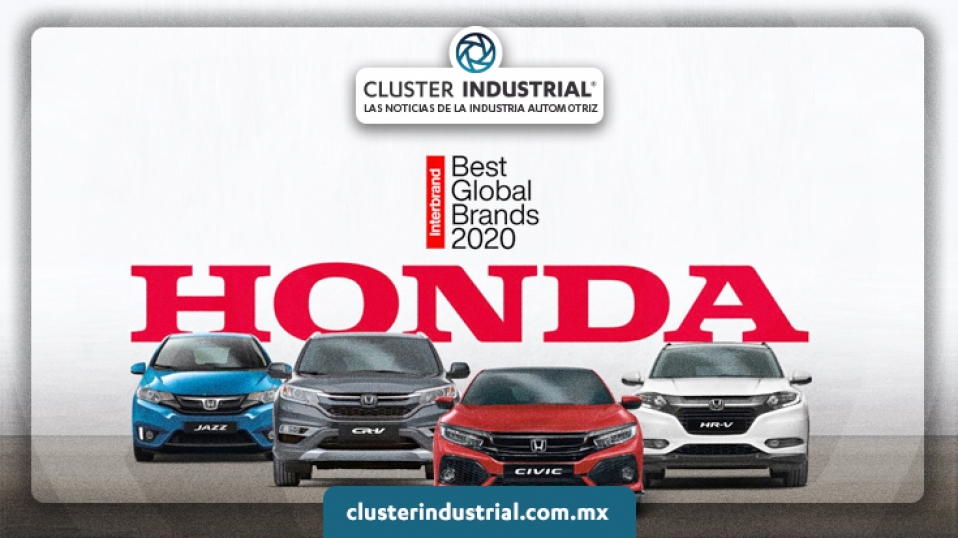 Cluster Industrial - Honda, una de las marcas más valoradas del mundo: Best Global Brands