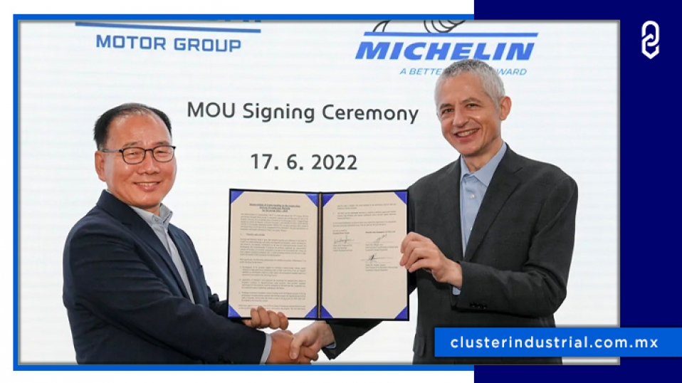 Cluster Industrial - Hyundai Motor Group y Michelin desarrollarán nueva generación de neumáticos