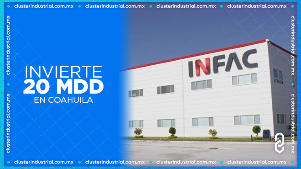 Cluster Industrial - INFAC Automotive México invierte 20 millones de dólares en Coahuila
