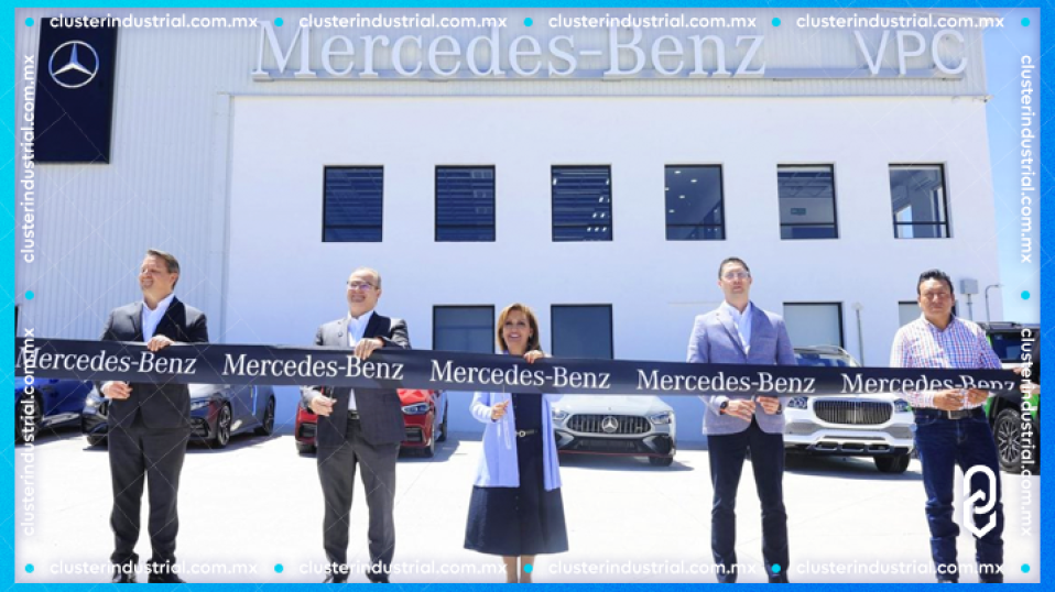 Cluster Industrial - Inauguran en Tlaxcala Centro de Preparación Vehicular Mercedes-Benz con inversión de 100 MDP