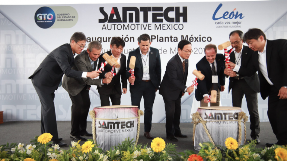 Cluster Industrial - Inauguran planta Samtech Automotive en León
