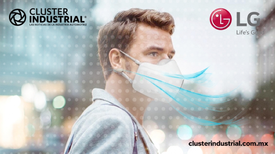 Cluster Industrial - LG presenta su nueva mascarilla ergonómica