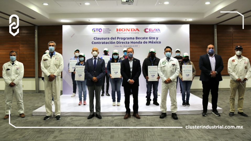 Cluster Industrial - Logran primer empleo en Honda con programa  BÉCAT GTO