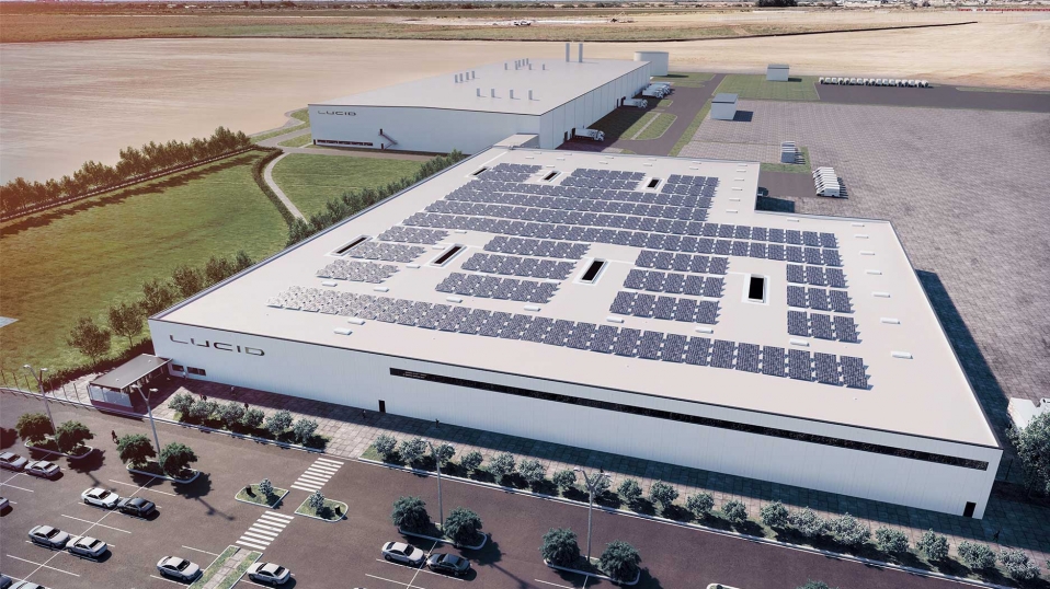 Cluster Industrial - Lucid Motors inicia construcción de fábrica de vehículos eléctricos en frontera con Sonora