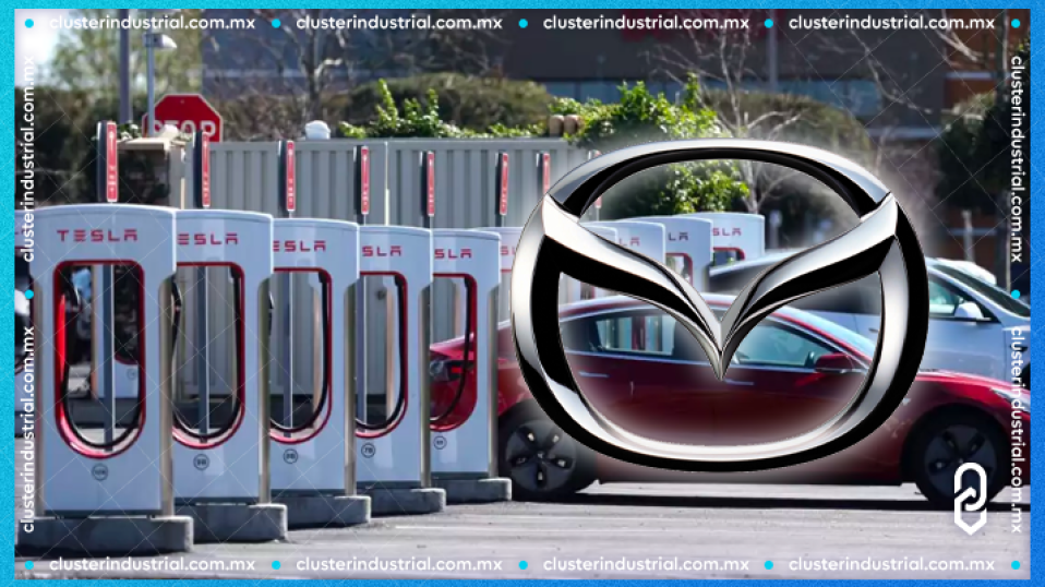Cluster Industrial - Mazda adoptará el sistema de carga de Tesla en Norteamérica