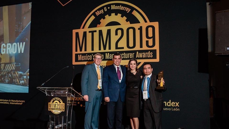 Cluster Industrial - Meritor es galardonada en el Mexico's Top Manufacturer Awards 2019