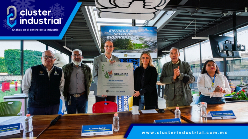 Cluster Industrial - Michelin México recibe la certificación “Sello de Biodiversidad”