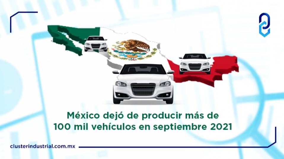 Cluster Industrial - México dejó de producir más de 100 mil vehículos en septiembre 2021 por paros en armadoras