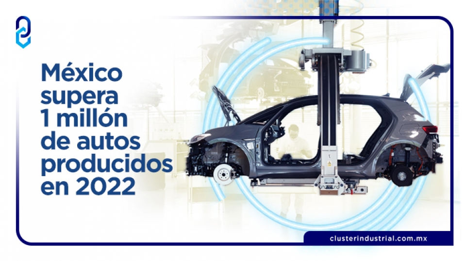 Cluster Industrial - México supera 1 millón de autos producidos en 2022, aún con caída de 6.6% durante abril