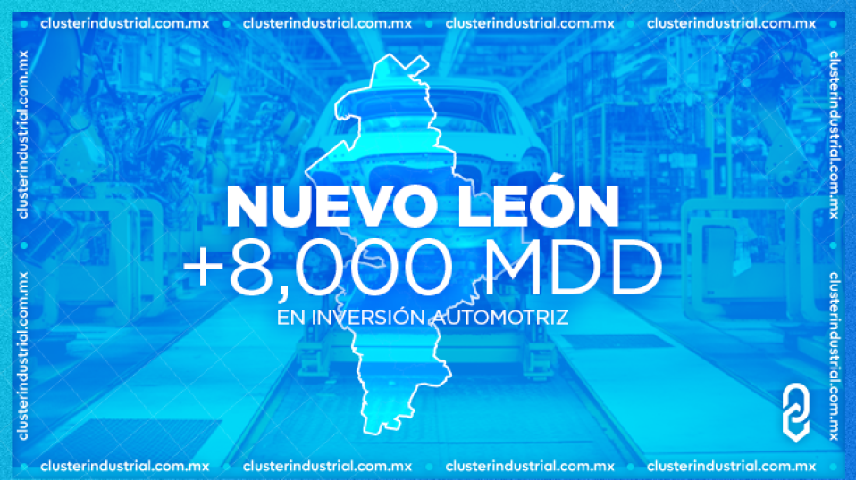 Cluster Industrial - Nuevo León acumuló más de 8 mil MDD en inversión automotriz al cierre del 2023
