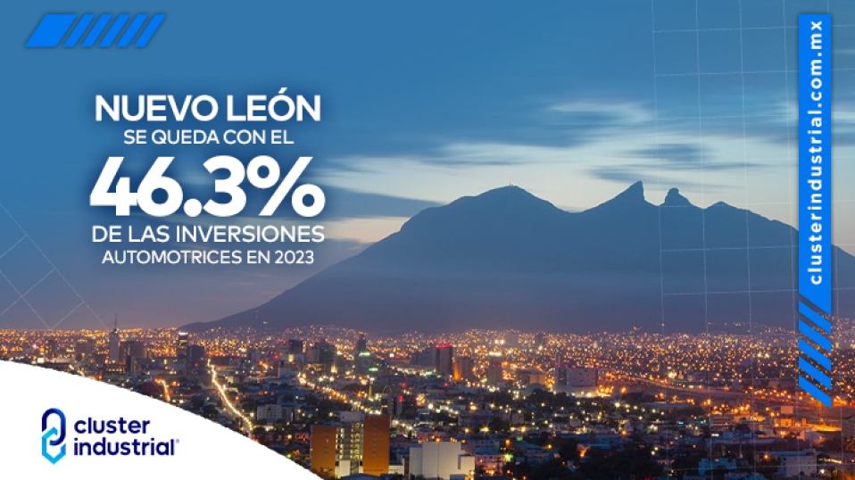 Cluster Industrial - Nuevo León ha captado más del 46.3% de las inversiones automotrices en 2023
