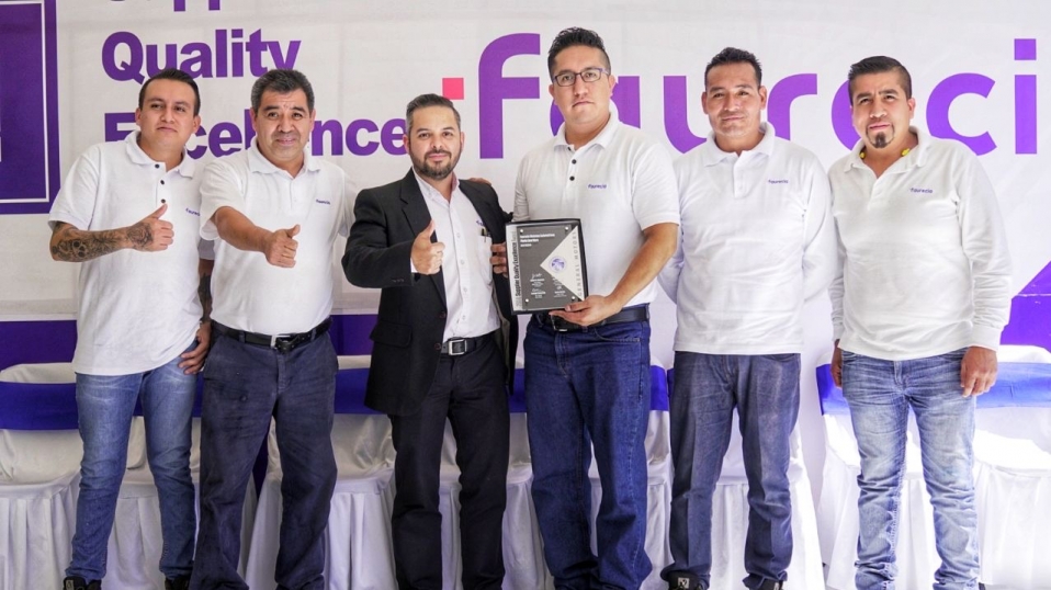 Cluster Industrial - Plantas de Faurecia en Querétaro y Silao reciben premio de excelencia de GM