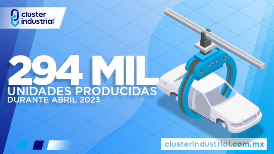 Cluster Industrial - Producción y exportación de autos en México siguen en ascenso en abril 2023